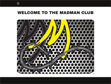 Tablet Screenshot of madmanclub.com